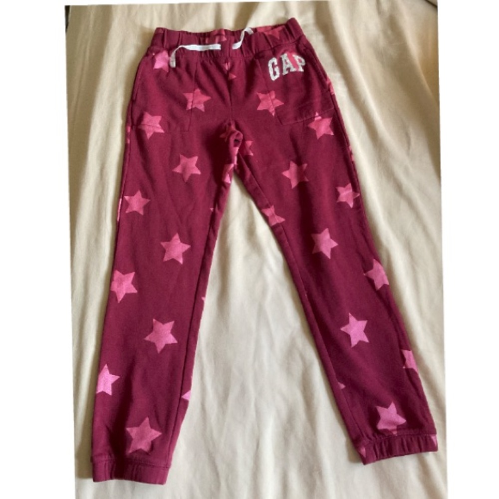 Pink star joggers